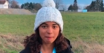 Interview Abigail Vieira "Abby" after 1st Run (2/2)